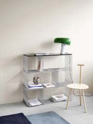 Marble Top Panel Panton Wire Single for Modular Shelf System, W 35 cm - thumbnail 3