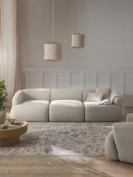 Modular Bouclé Sofa Sofia (3-seater) - thumbnail 8