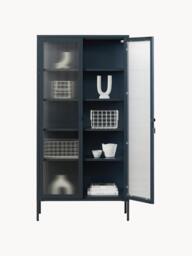 Metal Display Cabinet The Collector with Ribbed Glass - thumbnail 5
