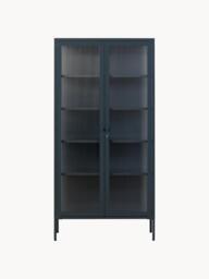 Metal Display Cabinet The Collector with Ribbed Glass - thumbnail 4