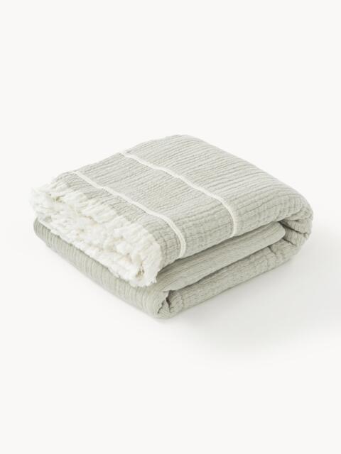 Cotton Bedspread Kailani with Fringes - image 1