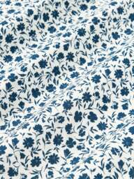 Washed Cotton Pillowcase Nolana with A Small Floral Pattern - thumbnail 5