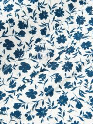 Washed Cotton Pillowcase Nolana with A Small Floral Pattern - thumbnail 4