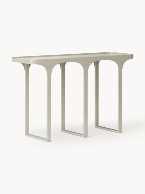 Travertine Effect Console Table Bella - image 1