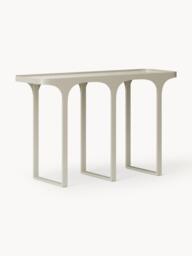 Travertine Effect Console Table Bella