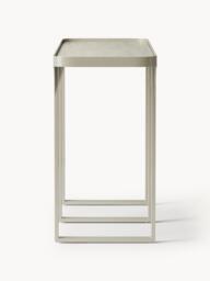 Travertine Effect Console Table Bella - thumbnail 4