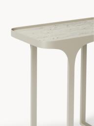 Travertine Effect Console Table Bella - thumbnail 5