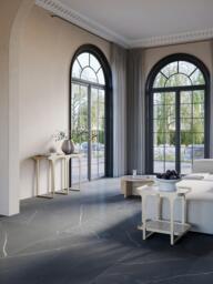 Travertine Effect Console Table Bella - thumbnail 2