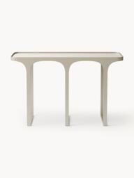 Travertine Effect Console Table Bella - thumbnail 3