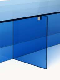 Large Glass Coffee Table Anouk, W 160 cm - thumbnail 5