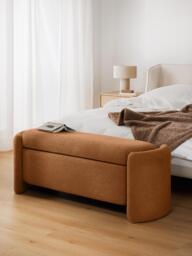 Teddy Upholstered Bench Benji with Storage Space - thumbnail 2