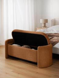 Teddy Upholstered Bench Benji with Storage Space - thumbnail 8