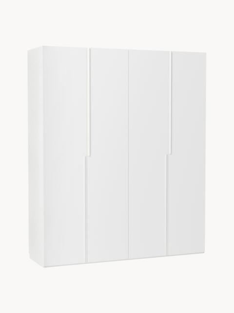Modular Hinged Door Wardrobe Leon, 200 cm Wide, in various sizes