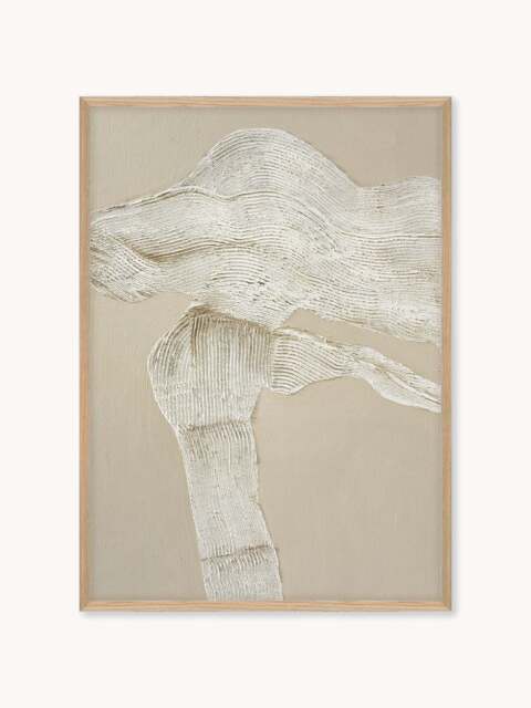Hand-Painted Framed Canvas Art Shape 1 - image 1