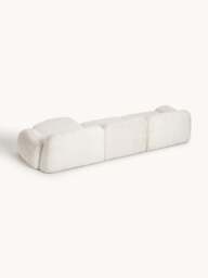 Modular Teddy Bouclé Corner Sofa Wolke (4-seater) - thumbnail 4