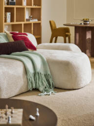 Modular Teddy Bouclé Corner Sofa Wolke (4-seater) - thumbnail 8