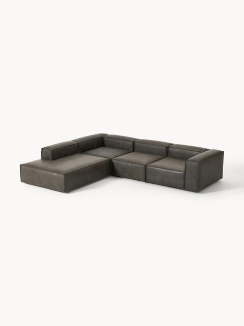 Modular Leather Corner Sofa Lennon (4-seater)
