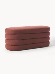 Bouclé Upholstered Bench Alto - thumbnail 1