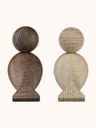 Oak Wood Decorative Objects Lovebirds, Set of 2 - thumbnail 7