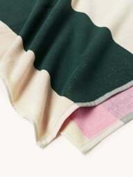 Reversible Cotton Beach Towel Combed - thumbnail 4