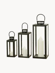 Glass Candle Holders Arana, Set of 3
