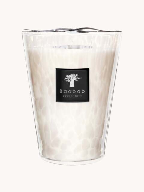 Scented Candle White Pearls (Orchid, Freesia & Musk) - image 1