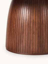 Round Dining Table Nelly with Groove Structure, in various sizes - thumbnail 4