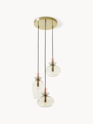 Coloured Glass Pendant Light Nyra - thumbnail 4