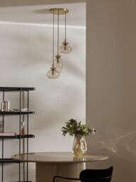 Coloured Glass Pendant Light Nyra - thumbnail 7