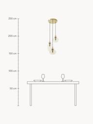 Coloured Glass Pendant Light Nyra - thumbnail 8