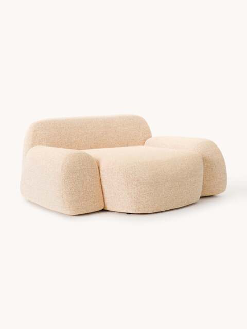 XL Bouclé Lounge Chair Wolke - image 1