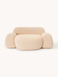 XL Bouclé Lounge Chair Wolke - thumbnail 2