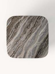 Marble Coffee Table Lyndi with Oak Legs - thumbnail 4