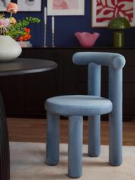 Upholstered Velvet Chair Calan - thumbnail 8