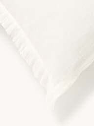 Linen Cushion Cover Luana with Fringes - thumbnail 2