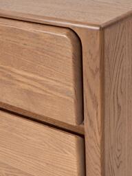 Oak Wood Chest of Drawers Chandler - thumbnail 7