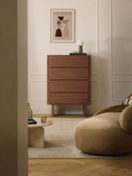 Oak Wood Chest of Drawers Chandler - thumbnail 2