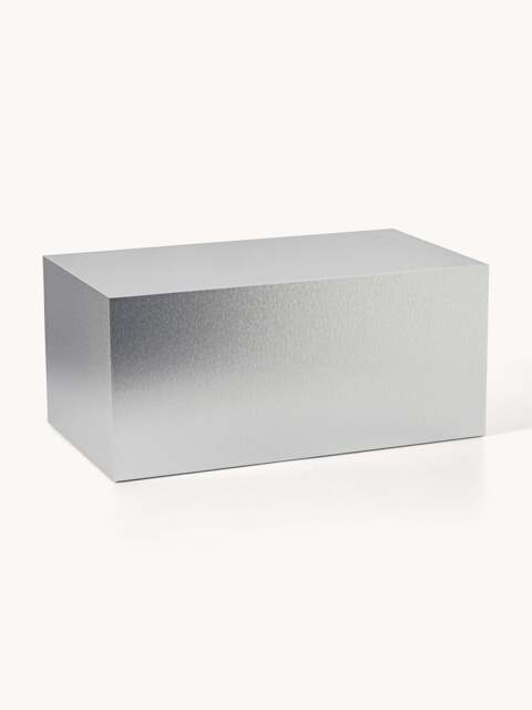 Metal Effect Coffee Table Lesley - image 1