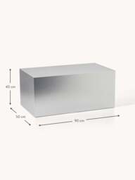Metal Effect Coffee Table Lesley - thumbnail 9