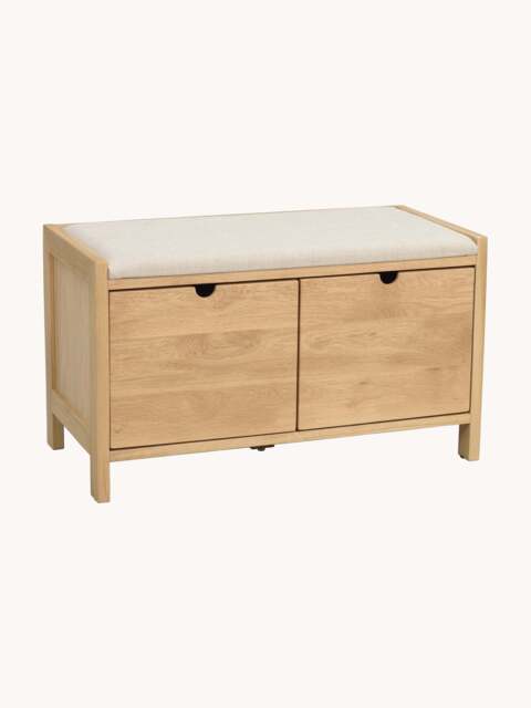 Upholstered Wooden Storage Bench Hillmond - image 1