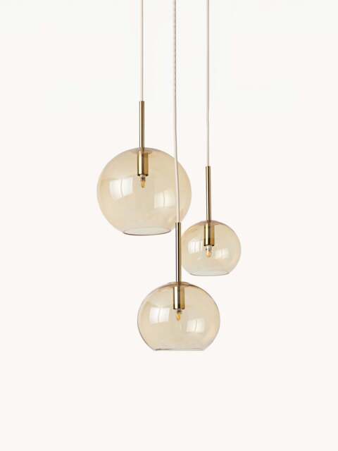 Glass Ball Cluster Pendant Light Raquel - image 1