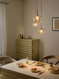 Glass Ball Cluster Pendant Light Raquel - thumbnail 7