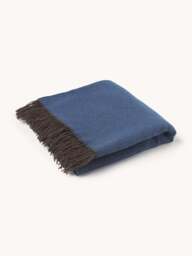 Wool Reversible Throw Double Face
