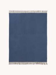 Wool Reversible Throw Double Face - thumbnail 2