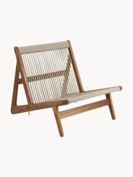 Handmade Iroko Wood Garden Lounge Chair MR01 Initial - thumbnail 1