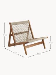 Handmade Iroko Wood Garden Lounge Chair MR01 Initial - thumbnail 9
