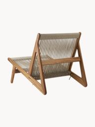 Handmade Iroko Wood Garden Lounge Chair MR01 Initial - thumbnail 5