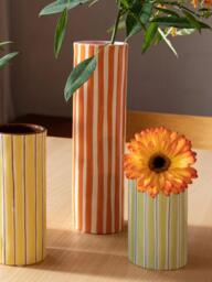 Hand-Painted Porcelain Vase Ray, H 13 cm - thumbnail 7