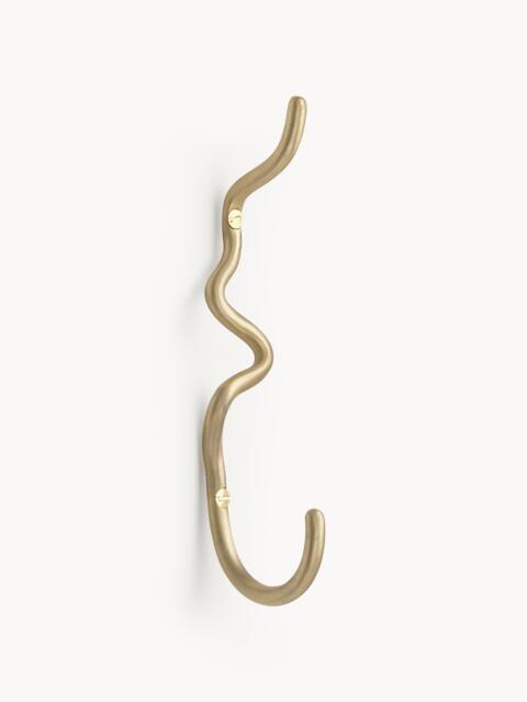 Handmade Brass Wall Hook Curvature - image 1