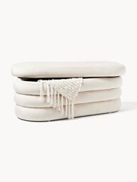 Velvet Upholstered Bench Alto with Storage Space - thumbnail 2